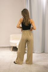 Haki Tensel Kumaş Pantolon