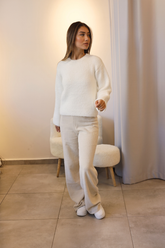 Beyaz Sakallı Triko Kazak