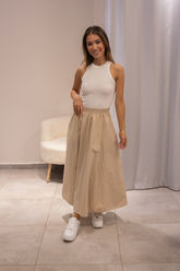 Taş Paraşüt Kumaş Etek