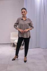 Vizon Tensel Kumaş Gömlek