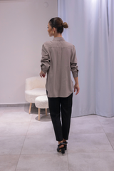 Vizon Tensel Kumaş Gömlek