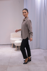 Vizon Tensel Kumaş Gömlek