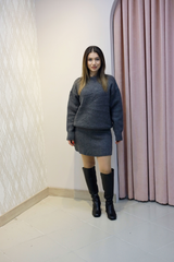 Antrasit Triko Etek & Kazak Takım